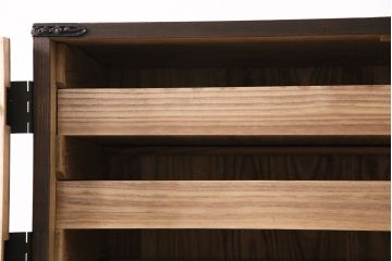 国産の総桐箪笥をリペア&カスタム!可動部の調整。濃い茶色で着色し仕上げ。(衣装箪笥、和タンス、引き出し、桐たんす)