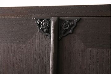 国産の総桐箪笥をリペア&カスタム!可動部の調整。濃い茶色で着色し仕上げ。(衣装箪笥、和タンス、引き出し、桐たんす)