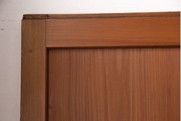 組子入り帯戸4枚をリペア&カスタム!設置場所に合わせてリサイズ。戸車を取り付け。帯部分のガラスをクリアガラスに変更。(引き戸、建具)