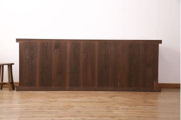 明治期の水屋箪笥・下段をリペア&カスタム!幅と奥行きをリサイズし。引き出しを新たに製作。可動式の棚板を設置。天板を取り付け。(食器棚、収納棚、戸棚)