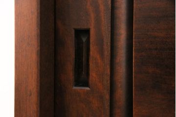 北海道民芸家具のサイドボードをリペア&カスタム!天板の補強。当店商品を参考に着色し仕上げ。(収納棚、戸棚、ローボード)