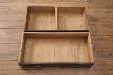昭和初期のワードローブの見た目を変えずに綺麗にリペア!引き出しや可動部の調整。(収納棚、洋服タンス、キャビネット)