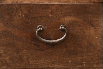 明治大正期の箪笥サイドボードの見た目を変えずに綺麗にリペア!高品質リペアを施し、欠損した金具を取り付け。(収納棚、戸棚、時代箪笥)