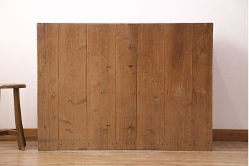 明治大正期の箪笥サイドボードの見た目を変えずに綺麗にリペア!高品質リペアを施し、欠損した金具を取り付け。(収納棚、戸棚、時代箪笥)