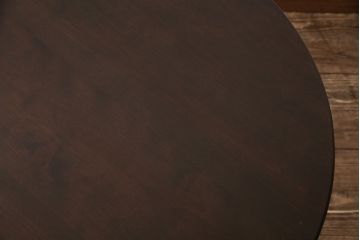 松本民芸家具の丸卓をリペア&カスタム!脚をカットし、高さをリサイズ。(ダイニングテーブル、コーヒーテーブル)