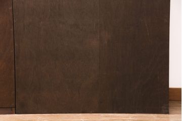 マス目棚3点をリペア&カスタム!。、3点の高さを揃えるため、左右のマス目棚は脚をカット、中央のマス目棚は土台を新たに製作。(収納棚、下駄箱、戸棚)