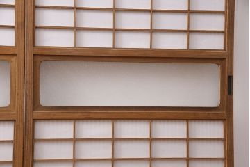 昭和初期の格子戸3枚をリペア&カスタム!裏障子をプラスチック障子に張り替え。引手を取り付け。(引き戸、障子戸、建具)