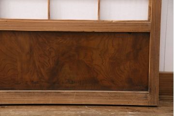 昭和初期の格子戸3枚をリペア&カスタム!裏障子をプラスチック障子に張り替え。引手を取り付け。(引き戸、障子戸、建具)