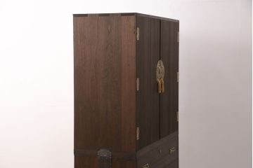 総桐箪笥をリペア&カスタム!房を取り付け、茶色で着色し仕上げ。(和タンス、収納箪笥、衣装箪笥、着物箪笥、桐たんす)