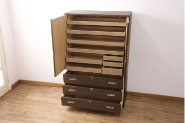 総桐箪笥をリペア&カスタム!房を取り付け、茶色で着色し仕上げ。(和タンス、収納箪笥、衣装箪笥、着物箪笥、桐たんす)