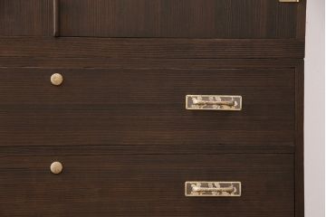 総桐箪笥をリペア&カスタム!房を取り付け、茶色で着色し仕上げ。(和タンス、収納箪笥、衣装箪笥、着物箪笥、桐たんす)