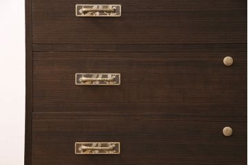 総桐箪笥をリペア&カスタム!房を取り付け、茶色で着色し仕上げ。(和タンス、収納箪笥、衣装箪笥、着物箪笥、桐たんす)