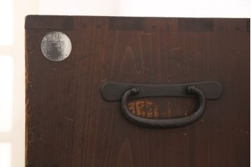 明治大正期の戸棚の見た目を変えずに綺麗にリペア!天板の補強。(収納棚、サイドボード、キャビネット)