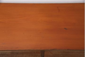 明治大正期の戸棚の見た目を変えずに綺麗にリペア!天板の補強。(収納棚、サイドボード、キャビネット)