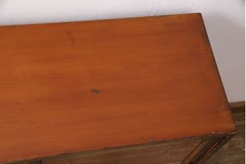 明治大正期の戸棚の見た目を変えずに綺麗にリペア!天板の補強。(収納棚、サイドボード、キャビネット)