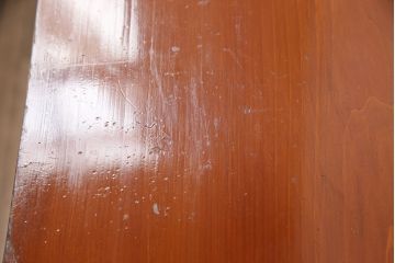 明治大正期の戸棚の見た目を変えずに綺麗にリペア!天板の補強。(収納棚、サイドボード、キャビネット)