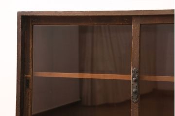 明治大正期の戸棚の見た目を変えずに綺麗にリペア!天板の補強。(収納棚、サイドボード、キャビネット)