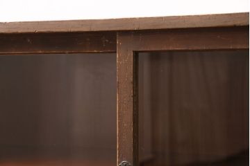 明治大正期の戸棚の見た目を変えずに綺麗にリペア!天板の補強。(収納棚、サイドボード、キャビネット)