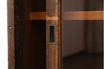 明治大正期の戸棚の見た目を変えずに綺麗にリペア!天板の補強。(収納棚、サイドボード、キャビネット)