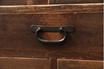 明治大正期の戸棚の見た目を変えずに綺麗にリペア!天板の補強。(収納棚、サイドボード、キャビネット)