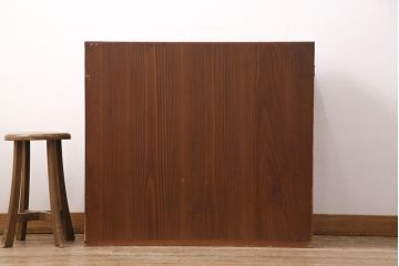 明治大正期の戸棚の見た目を変えずに綺麗にリペア!天板の補強。(収納棚、サイドボード、キャビネット)