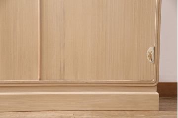 加茂総桐箪笥の見た目を変えずに綺麗にリペア!高品質リペアを施し、木地色仕上げ。(総桐たんす、衣装箪笥、着物箪笥、和タンス)