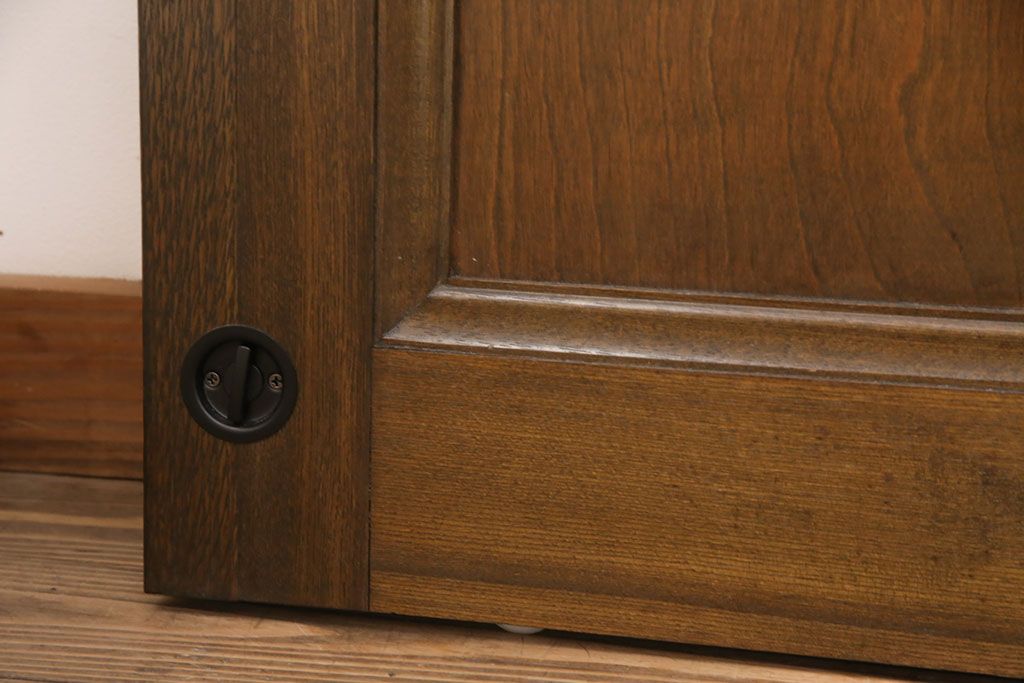 ガラス戸4枚をリペア&カスタム!クリアガラスに入れ替え。戸車、サムターン錠を取り付け。外部用塗装で仕上げ。(引き戸、建具)