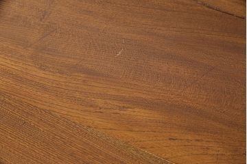 引き出し付きの作業台をリペア&カスタム!脚の貫の取り外し。傷の補修・着色。ワックス仕上げ。(ダイニングテーブル)