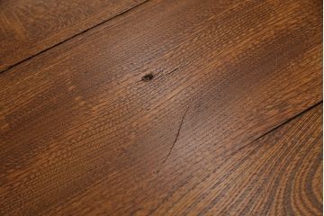 引き出し付きの作業台をリペア&カスタム!脚の貫の取り外し。傷の補修・着色。ワックス仕上げ。(ダイニングテーブル)