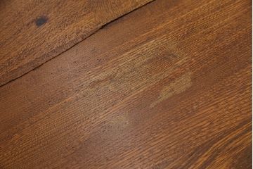 引き出し付きの作業台をリペア&カスタム!脚の貫の取り外し。傷の補修・着色。ワックス仕上げ。(ダイニングテーブル)