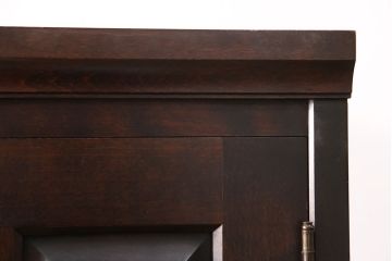 北海道民芸家具のワードローブをリペア&カスタム!ポール、ネクタイ掛け類を取り外し、棚板を設置。(衣装タンス、収納棚、チェスト)