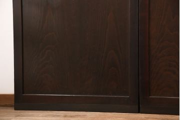 明治期の板戸4枚をリペア&カスタム!それぞれ設置場所に合わせてリサイズ。平型戸車、引き手を取り付け。(引き戸、建具)