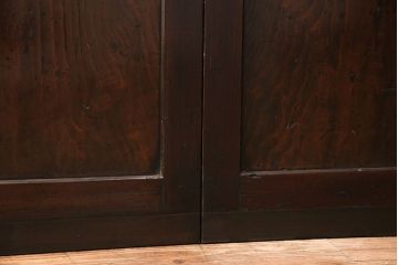 明治期の板戸4枚をリペア&カスタム!それぞれ設置場所に合わせてリサイズ。平型戸車、引き手を取り付け。(引き戸、建具)