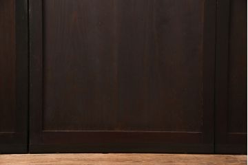 明治期の板戸4枚をリペア&カスタム!それぞれ設置場所に合わせてリサイズ。平型戸車、引き手を取り付け。(引き戸、建具)