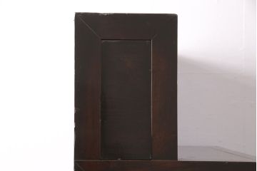 明治大正期の階段箪笥の見た目を変えずに綺麗にリペア!欠損した金具、棚板、引き出しを取り付け。(時代箪笥、収納棚)