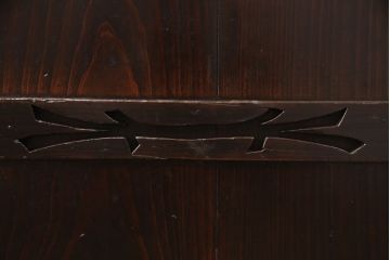 明治大正期の階段箪笥の見た目を変えずに綺麗にリペア!欠損した金具、棚板、引き出しを取り付け。(時代箪笥、収納棚)