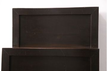 明治大正期の階段箪笥の見た目を変えずに綺麗にリペア!欠損した金具、棚板、引き出しを取り付け。(時代箪笥、収納棚)