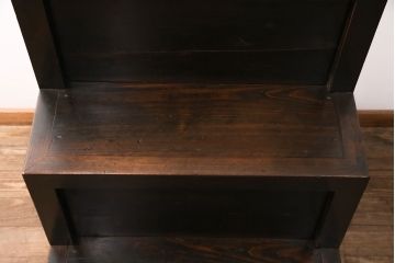 明治大正期の階段箪笥の見た目を変えずに綺麗にリペア!欠損した金具、棚板、引き出しを取り付け。(時代箪笥、収納棚)