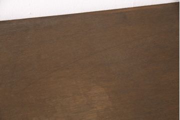 重ねのキャビネットをリペア&カスタム!上下段を別々に使えるよう分割加工。上段に台輪、下段に天板を取り付け。(収納棚、戸棚、キャビネット)