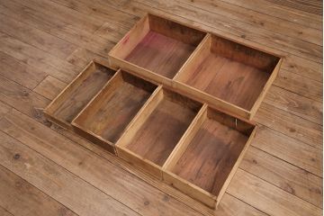 重ね箪笥をリペア&カスタム!ストリップド(剥離)加工を施し、蜜蝋ワックス仕上げ。(収納棚、戸棚、水屋箪笥、キャビネット)