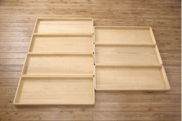 加茂総桐箪笥の見た目を変えずに綺麗にリペア!高品質リペアを施し、木地色仕上げ。(総桐たんす、衣装箪笥、着物箪笥、和タンス)