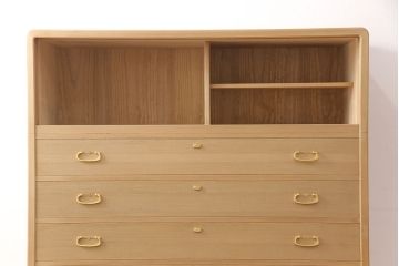 桐箪笥の見た目を変えずに綺麗にリペア!木地色・蜜蝋ワックス仕上げ。(収納箪笥、整理箪笥、衣装箪笥、和タンス、桐たんす)