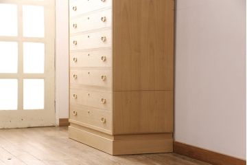 桐箪笥の見た目を変えずに綺麗にリペア!木地色・蜜蝋ワックス仕上げ。(収納箪笥、整理箪笥、衣装箪笥、和タンス、桐たんす)