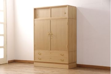 桐箪笥の見た目を変えずに綺麗にリペア!木地色・蜜蝋ワックス仕上げ。(収納箪笥、整理箪笥、衣装箪笥、和タンス、着物箪笥、桐たんす)