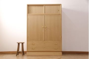 桐箪笥の見た目を変えずに綺麗にリペア!木地色・蜜蝋ワックス仕上げ。(収納箪笥、整理箪笥、衣装箪笥、和タンス、着物箪笥、桐たんす)