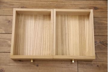 桐箪笥の見た目を変えずに綺麗にリペア!木地色・蜜蝋ワックス仕上げ。(収納箪笥、整理箪笥、衣装箪笥、和タンス、着物箪笥、桐たんす)