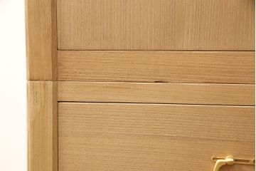 桐箪笥の見た目を変えずに綺麗にリペア!木地色・蜜蝋ワックス仕上げ。(収納箪笥、整理箪笥、衣装箪笥、和タンス、着物箪笥、桐たんす)