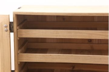 桐箪笥の見た目を変えずに綺麗にリペア!房の交換。木地色・蜜蝋ワックス仕上げ。(収納箪笥、整理箪笥、衣装箪笥、着物箪笥、和タンス、桐たんす)