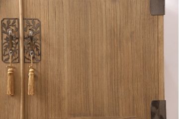 桐箪笥の見た目を変えずに綺麗にリペア!房の交換。木地色・蜜蝋ワックス仕上げ。(収納箪笥、整理箪笥、衣装箪笥、着物箪笥、和タンス、桐たんす)