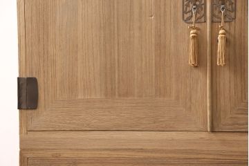 桐箪笥の見た目を変えずに綺麗にリペア!房の交換。木地色・蜜蝋ワックス仕上げ。(収納箪笥、整理箪笥、衣装箪笥、着物箪笥、和タンス、桐たんす)